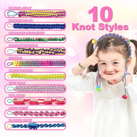 DIY Friendship Bracelet Making Kit for Teen Girls — Create Up to 15 Unique Bracelets