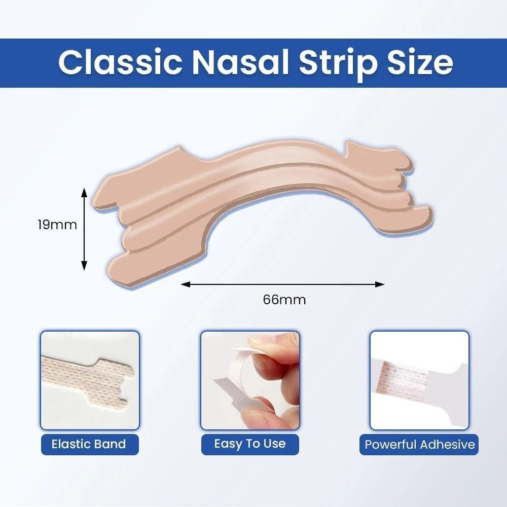 Nasal Strips for Snoring & Congestion Relief — Breathe Better Instantly, 50 or 100 Count