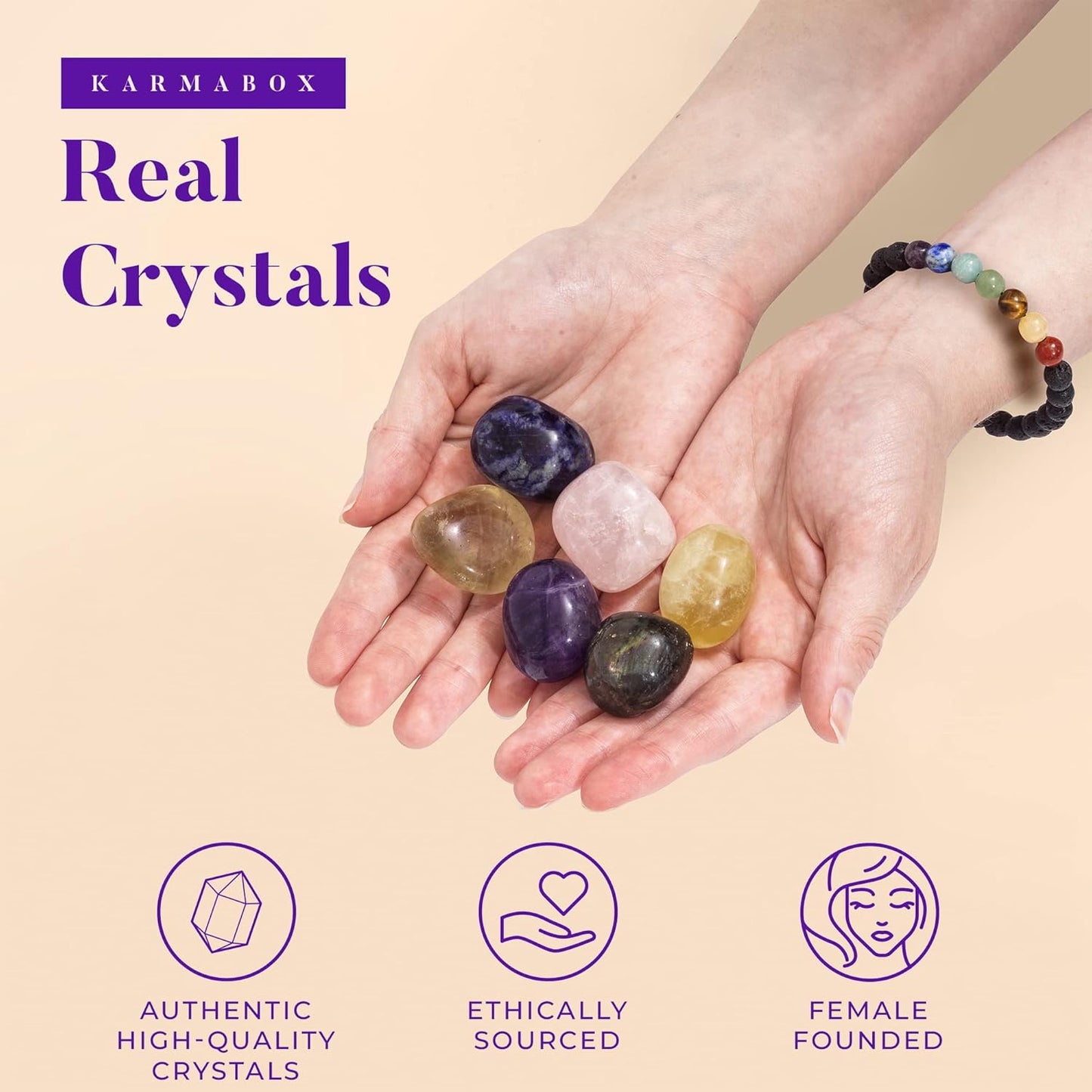 Scorpio Zodiac Crystal Healing Stones Kit with Candle — Astrology Horoscope Gift Set