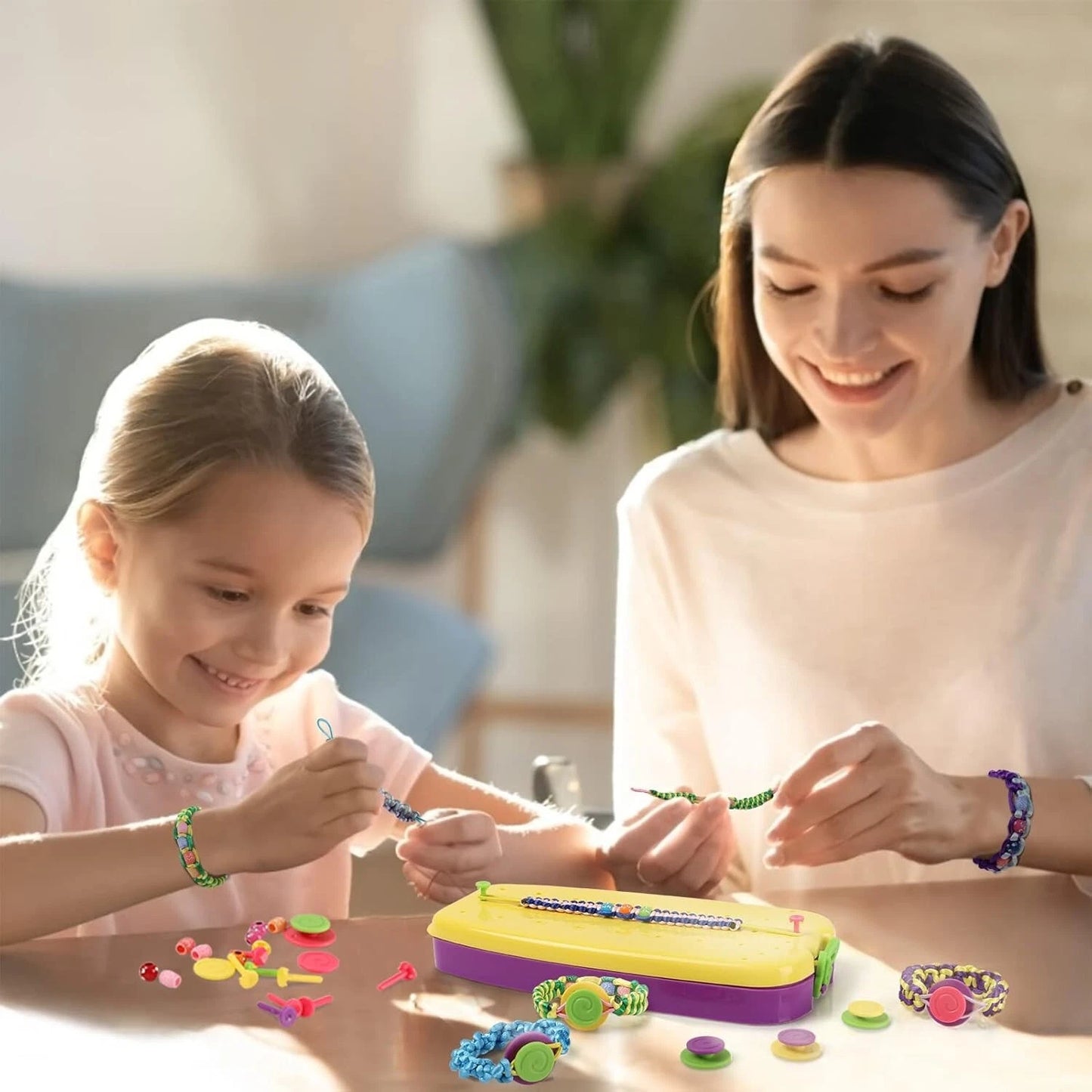 DIY Friendship Bracelet Making Kit for Teen Girls — Create Up to 15 Unique Bracelets
